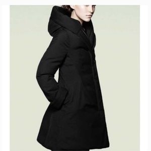 J+ Jil Sander for Uniqlo navy hooded down coat XL